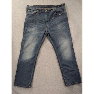 Levis 559 Jeans Mens 40x30 Blue Medium Wash Relaxed Straight Fit Stretch Denim